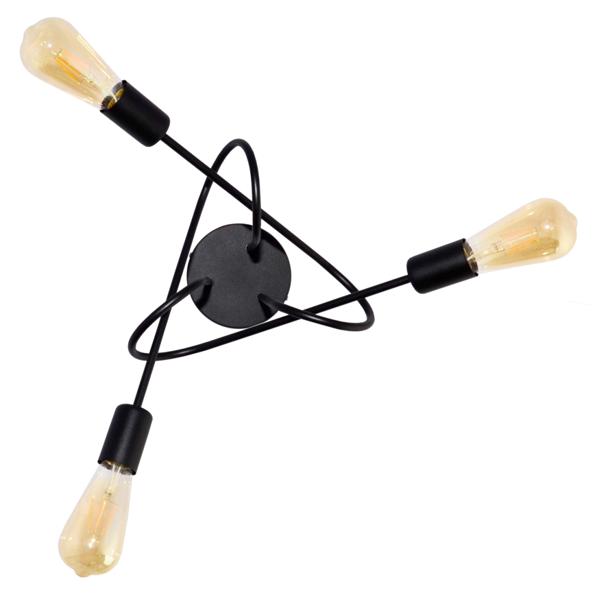 Barnlampa OXFORD med 3xE27/15W/230V, takmonterad