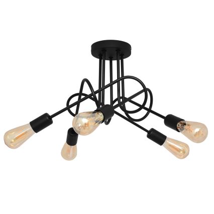 Barnlampa OXFORD med 5xE27/15W/230V, takmonterad