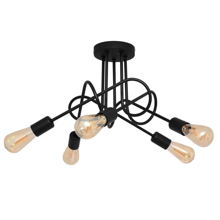 Barnlampa OXFORD med 5xE27/15W/230V, takmonterad