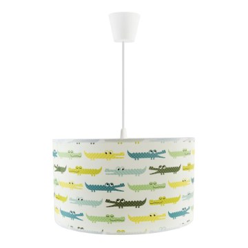 Barnlampa på sladd CROCODILES 1xE27/60W/230V