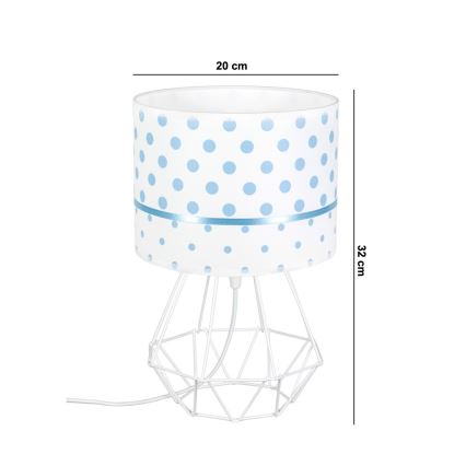 Barnlampa  PIKKI 1xE27/60W/230V blå 