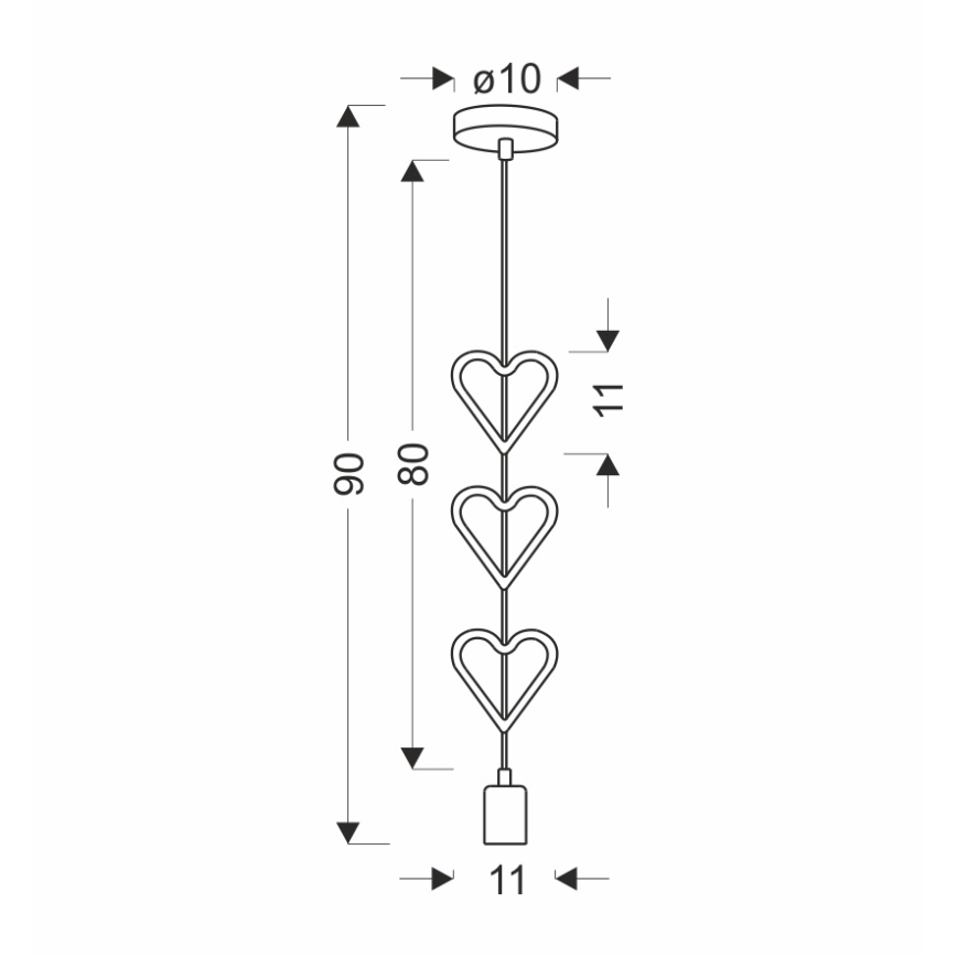 Barnpendel HETS 1xE27/20W/230V blå/vit
