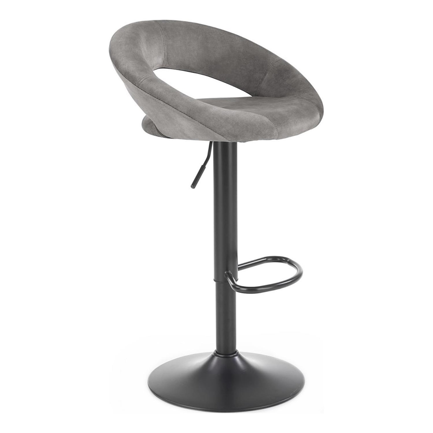 Barstol 100x48 cm grå/antracit
