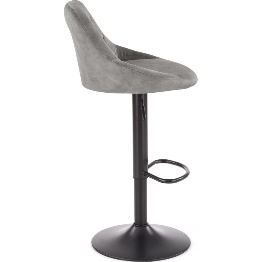 Barstol 106x47 cm grå/svart