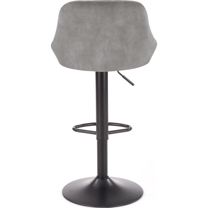 Barstol 106x47 cm grå/svart