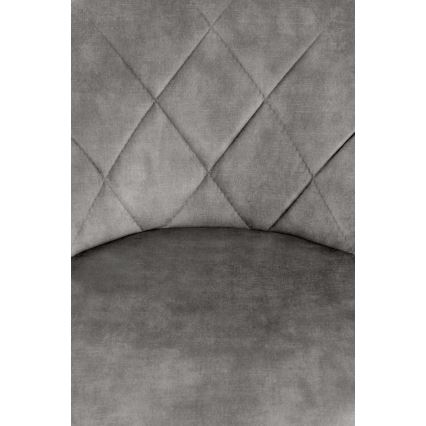 Barstol 106x47 cm grå/svart