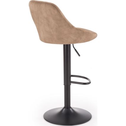 Barstol 106x47 cm svart/brun