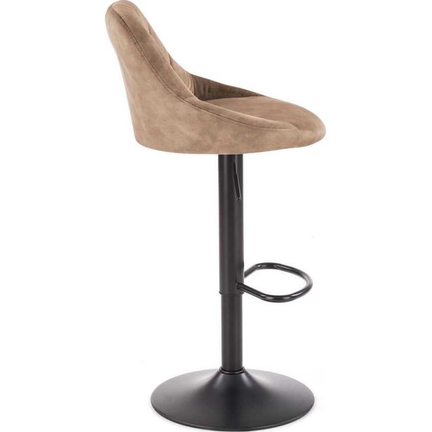 Barstol 106x47 cm svart/brun