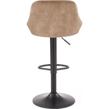 Barstol 106x47 cm svart/brun