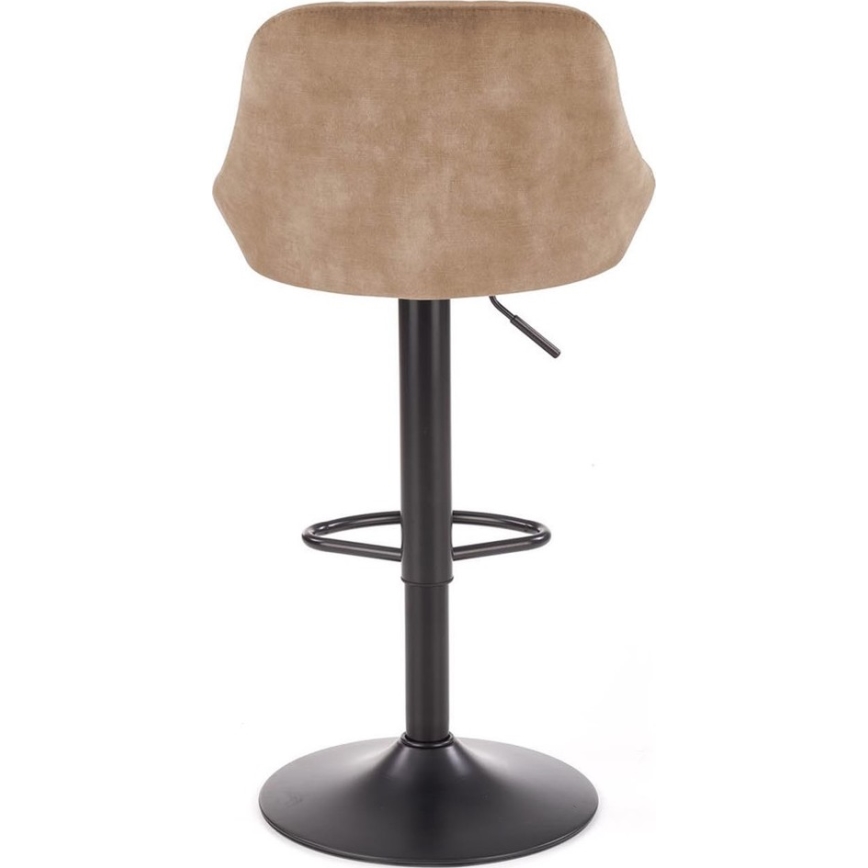 Barstol 106x47 cm svart/brun