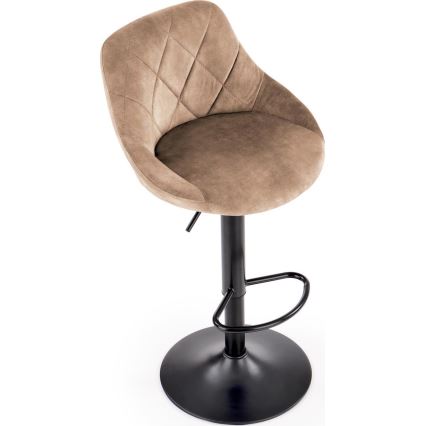 Barstol 106x47 cm svart/brun