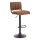 Barstol 109x46 cm svart/brun