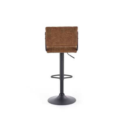 Barstol 109x46 cm svart/brun
