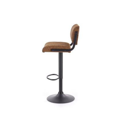 Barstol 109x46 cm svart/brun
