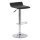 Barstol 84x40 cm svart/skinande krom
