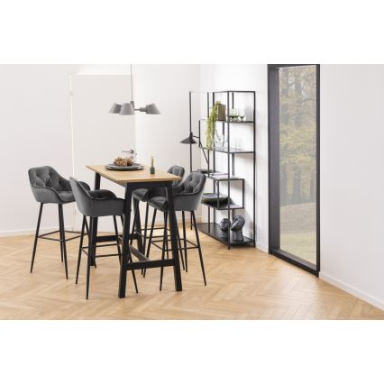 Barstol AYLIN 1 delar mörk