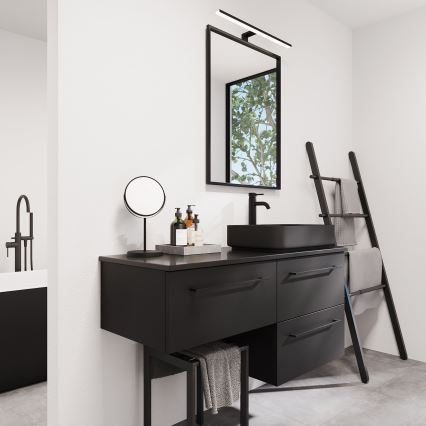 BATH DELUXE 01-060-05-02-00 - Badrum spegel BORGSTED 60x80 cm svart