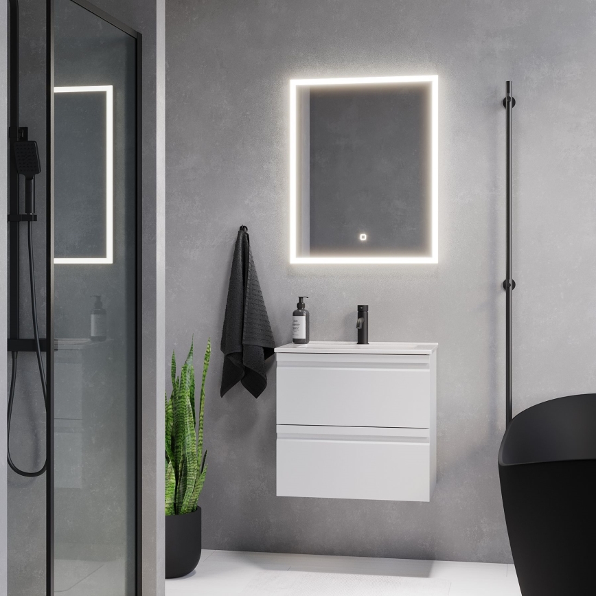 BATH DELUXE 01-060-07-58-00 - LED Badrum spegel med bakbelysning FORNAES LED/14,3W/230V IP44