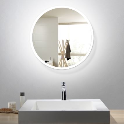 BATH DELUXE 01-060-08-58-00 - LED Badrum spegel med bakbelysning FORNAES LED/10,1W/230V IP44