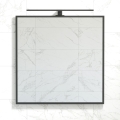 BATH DELUXE 01-080-05-02-00 - Badrum spegel BORGSTED 80x80 cm svart