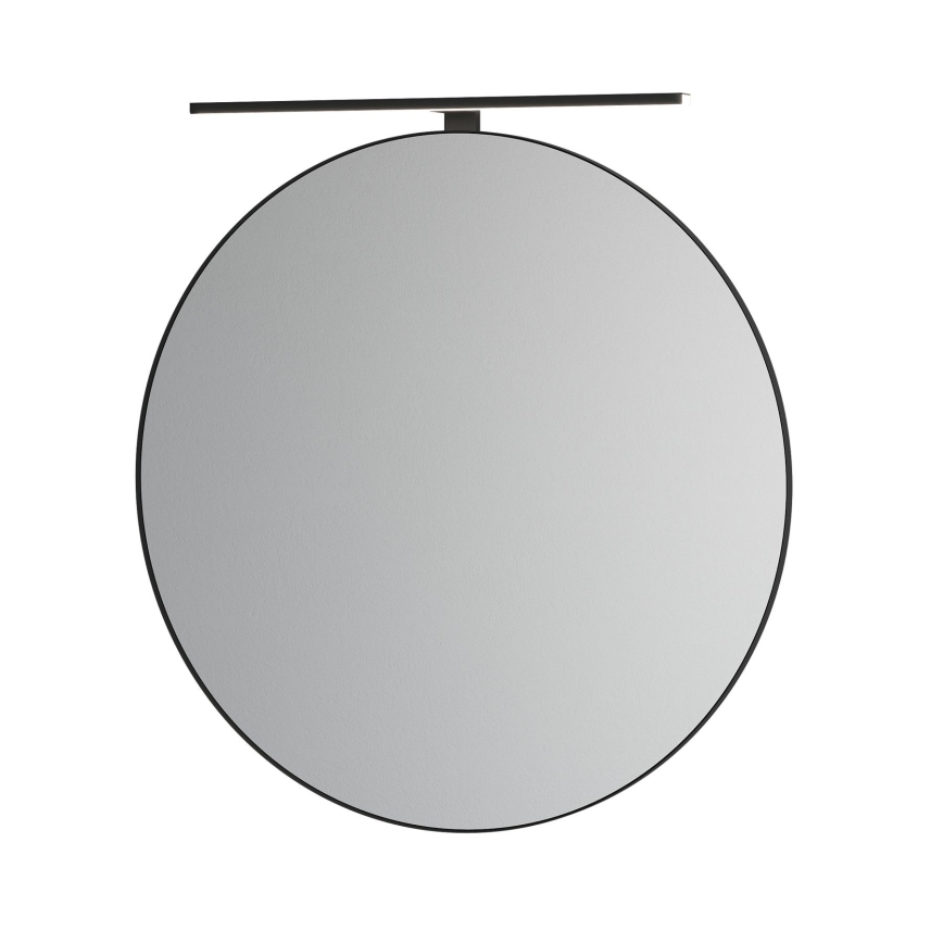 BATH DELUXE 01-080-09-02-00 - Badrum spegel BORGSTED diameter 80 cm svart