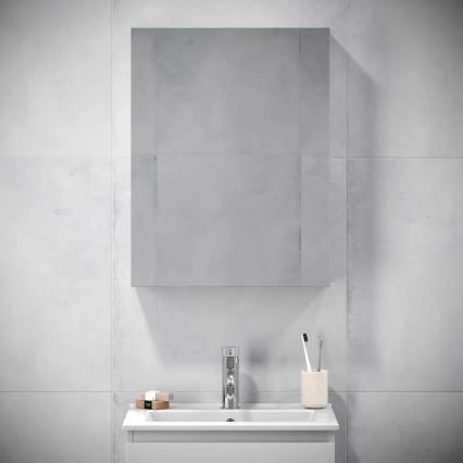 BATH DELUXE 02-050-63-01-01 - Spegel badrumsskåp KENWOOD 65x50 cm matt vit