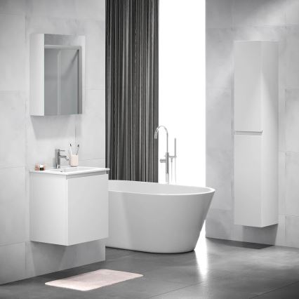 BATH DELUXE 02-050-63-01-01 - Spegel badrumsskåp KENWOOD 65x50 cm matt vit
