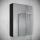 BATH DELUXE 02-050-63-02-01 - Spegel badrumsskåp KENWOOD 65x50 cm matt svart