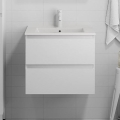 BATH DELUXE 03-060-63-01-01 - Badrumsskåp med handfat KENWOOD 61 cm matt vit