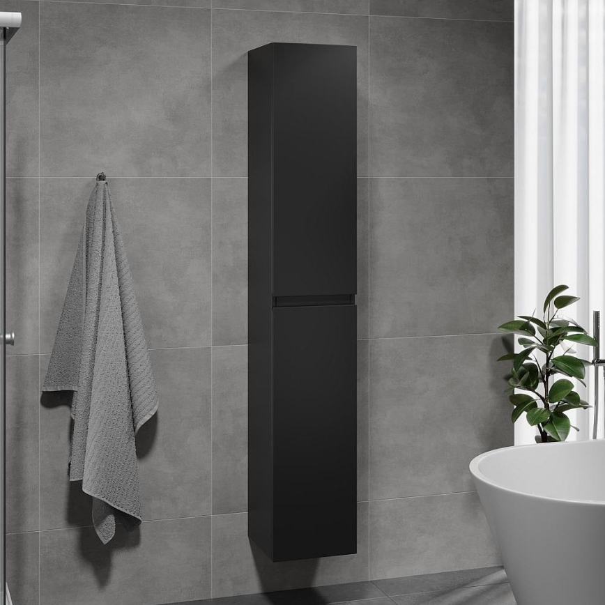 BATH DELUXE 04-030-63-02-01 - Badrumsskåp KENWOOD 186 cm matt svart