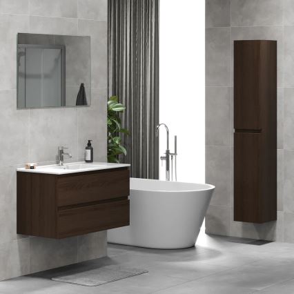 BATH DELUXE 04-030-64-84-01 - Badrumsskåp KENWOOD 186 cm valnöt