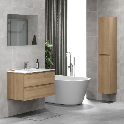 BATH DELUXE 04-030-64-86-01 - Badrumsskåp KENWOOD 186 cm ek