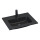 BATH DELUXE 06-060-27-02-00 - Infällt tvättställ HYGE 61x46 cm keramik/svart