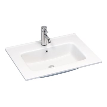 BATH DELUXE 06-060-27-11-00 - Infällt tvättställ LILLESNAD 61x46 cm keramik/vit