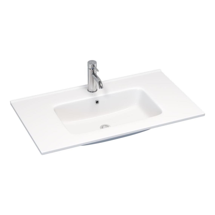 BATH DELUXE 06-080-27-11-00 - Infällt tvättställ HYGE 81 x 46 cm, keramik/vit