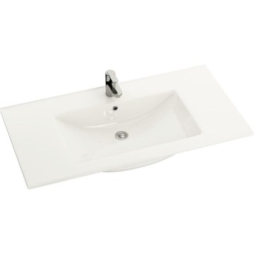 BATH DELUXE 06-090-60-11-01 - Infällt tvättställ CHICAGO 91x46,5 cm keramik/vit