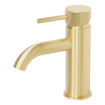 BATH DELUXE 28-005-03-70-00 - Kran till handfat ANHOLT 15,6 cm borstad mässing