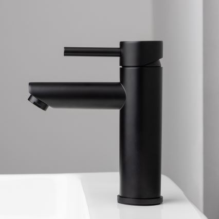 BATH DELUXE 28-017-03-02-02 - Kran till handfat RINGSTED 17,8 cm matt svart