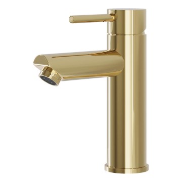 BATH DELUXE 28-017-03-64-02 - Kran till handfat RINGSTED 17,8 cm glansig mässing