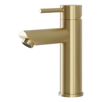 BATH DELUXE 28-017-03-70-02 - Kran till handfat RINGSTED 17,8 cm borstad mässing