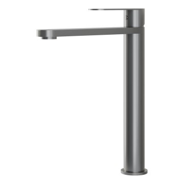 BATH DELUXE 28-027-02-73-02 - Kran till handfat TARNBY 27,3 cm pulvriserat grå