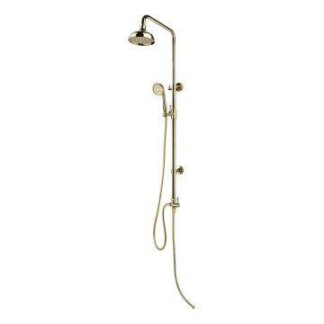 BATH DELUXE 31-120-04-64-00 - Dusch set AEROSKOBING glansig mässing