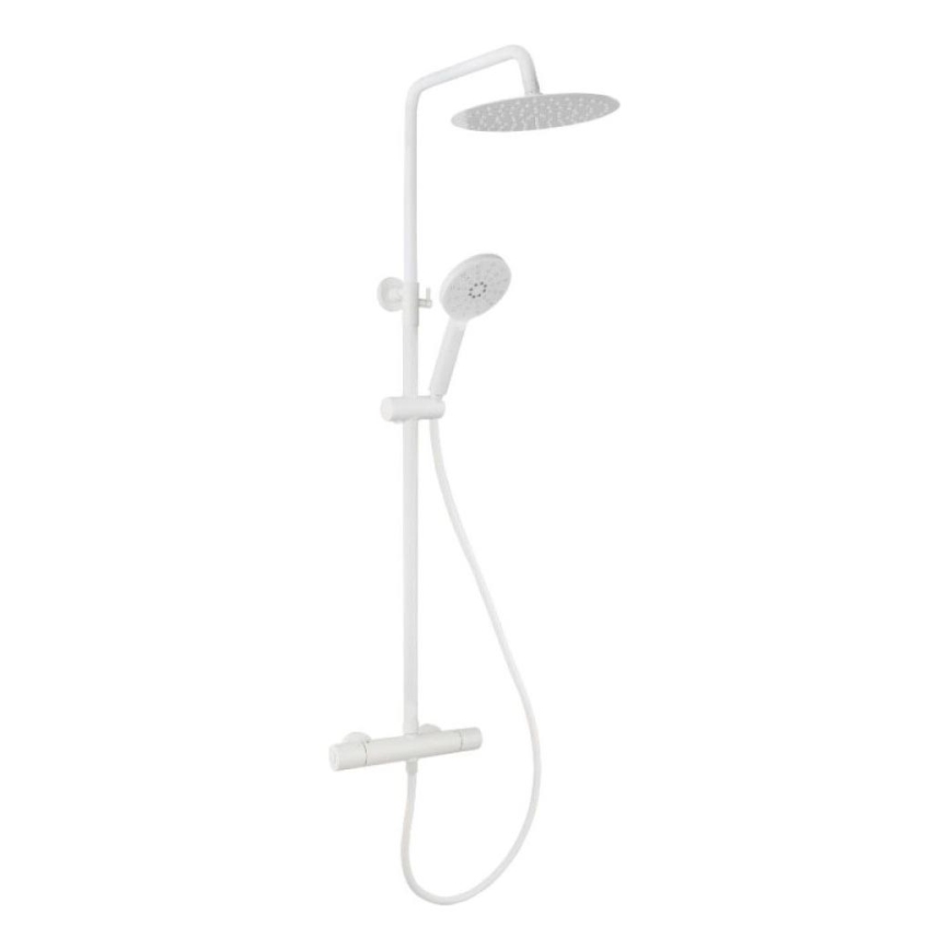 BATH DELUXE 31-120-05-01-00 - Duschutrustning med termostat DRAGOR matt vit
