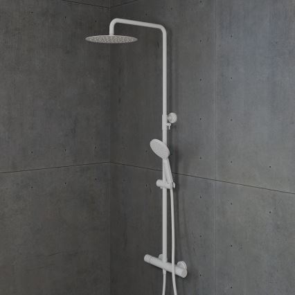 BATH DELUXE 31-120-05-01-00 - Duschutrustning med termostat DRAGOR matt vit