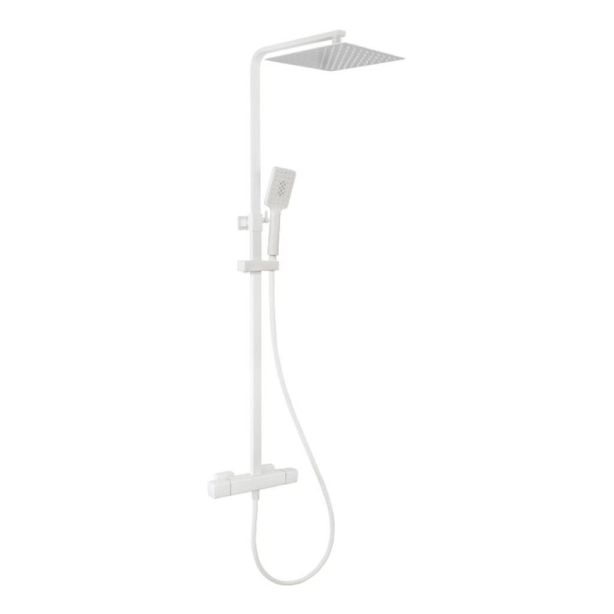 BATH DELUXE 31-120-06-01-00 - Duschutrustning med termostat NAESBY matt vit