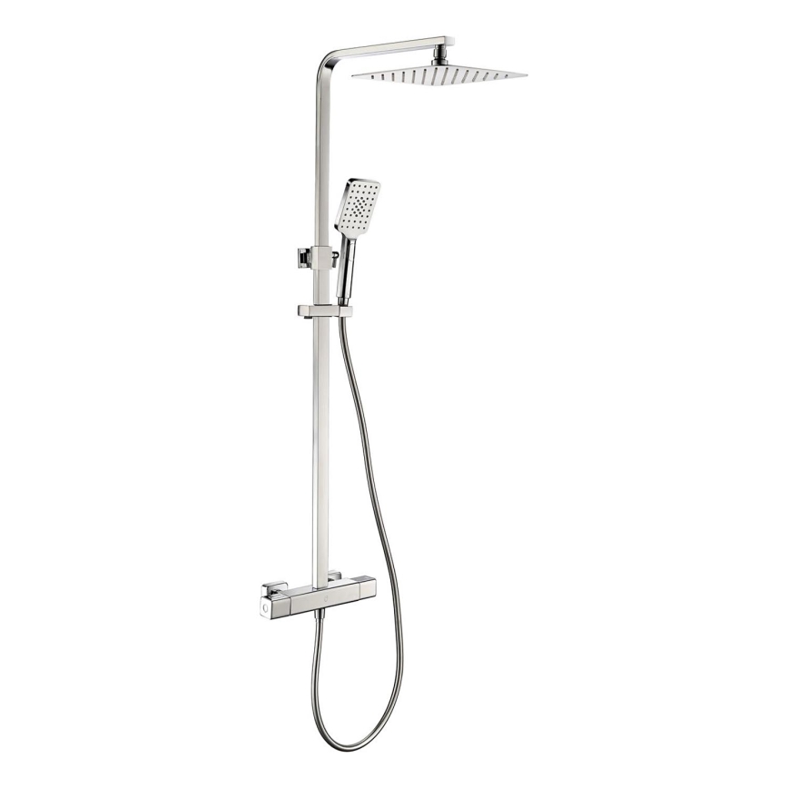 BATH DELUXE 31-120-06-60-00 - Duschutrustning med termostat NAESBY skinande krom