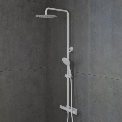BATH DELUXE 31-120-07-01-00 - Duschutrustning med termostat DRAGOR matt vit