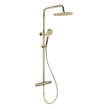 BATH DELUXE 31-120-07-64-00 - Duschutrustning med termostat DRAGOR glansig mässing