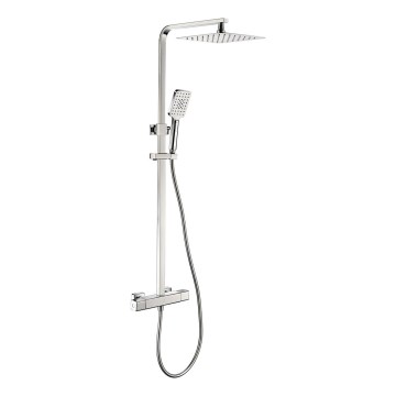 BATH DELUXE 31-120-08-60-00 - Duschutrustning med termostat NAESBY skinande krom