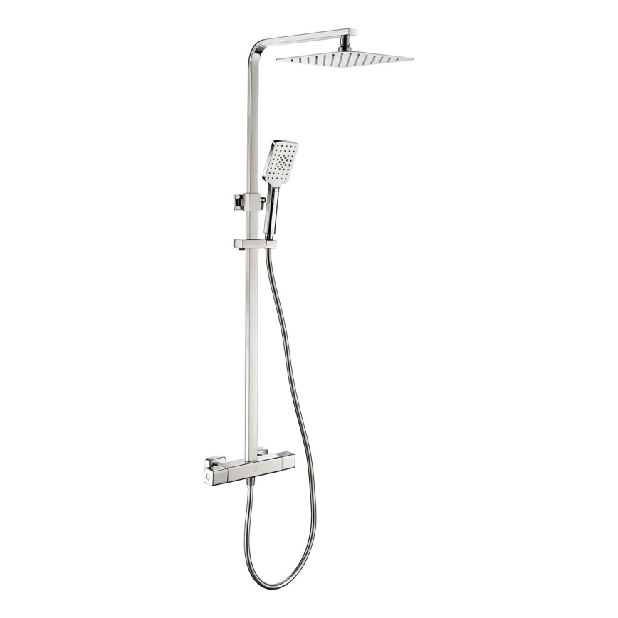 BATH DELUXE 31-120-08-60-00 - Duschutrustning med termostat NAESBY skinande krom
